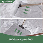 Eyliden 17" Rubber Floor Squeegee, Quick Water & Foam Removal Broom - Image 2