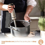 MasterChef Immersion Blender Handheld, Hand Blender Stick, 400W Motor - Image 3
