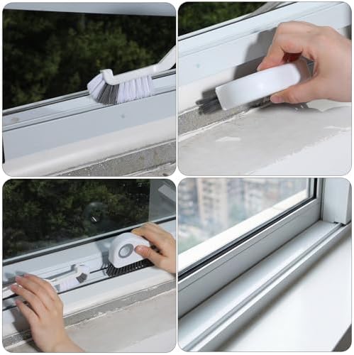 2Pcs 2 in 1 Groove Cleaning Brush Window Track Cleaning Tool - Image 5
