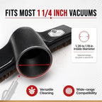MP Maresh Products Floor Brush Attachment - Horsehair Brush, Black, 12 inch - Image 4