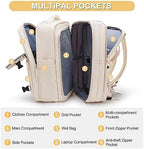 Expandable Travel Backpack For Women Men Airline Approved Personal Item Backpack For Airlines Carry On Backpack Flight Approved Waterproof Backpack For Traveling On Airplane Weekender Travel Bag - Image 3