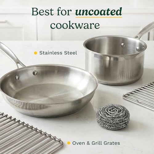Cuisinart Stainless Steel Wool Scrubber, 12-Pack, Heavy Duty - Image 4