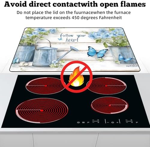Stove Top Covers for Electric Stove: 30''×21'' Stove Mat Protective Cooktop Cover Expands Counter Area, Kitchen (Butterfly) - Image 3