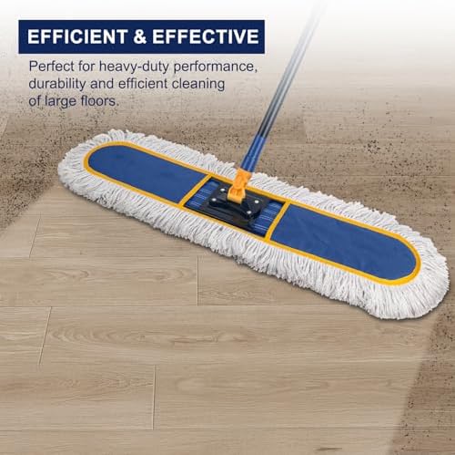 36" Commercial Dust Mop Replacement Heads,2 Pack Reusable Dust Mop Pads - Image 3