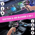 KMM Handheld Car Vacuum Cleaner, Hand Held Vacuum & Air Duster - Image 2