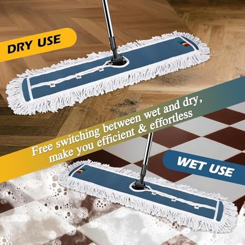 42" Replacement Microfibre Mop Pads for Commercial Dust Mop,2 Pack - Image 6
