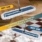 42" Replacement Microfibre Mop Pads for Commercial Dust Mop,2 Pack - Image 6