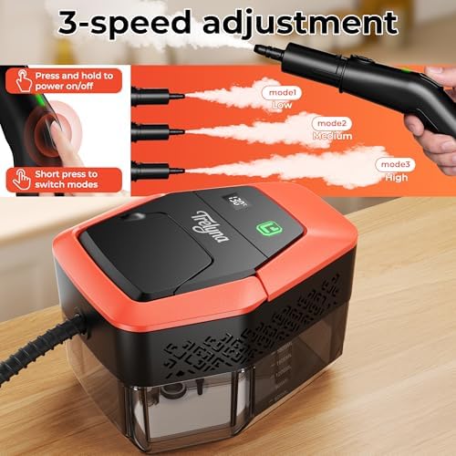 2500W Steam Cleaner,1.9 Quart Tank,3 Level Adjustable Handle - Image 2
