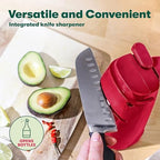 bella Electric Can Opener and Knife Sharpener, Red - Image 6