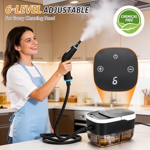 WICHMI Steam Cleaner Handheld High Pressure Car Steamer for Cleaning - Image 2