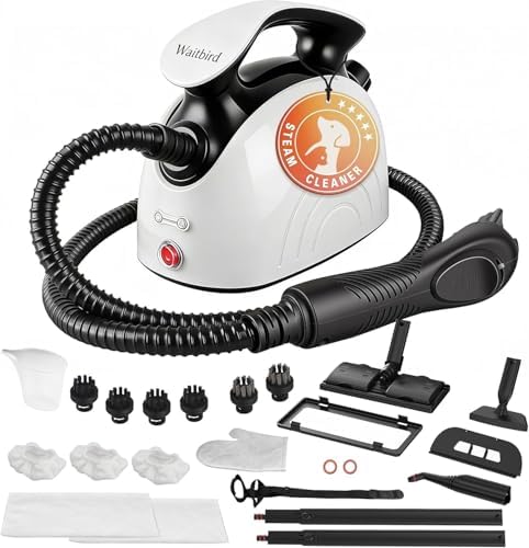 Waitbird 4.5 Bar Steam Cleaner for Home Cleaning, 275°F Handheld Steamer by YOURCLEANINGEXPERT