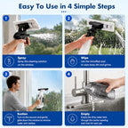 Window Vacuum Squeegee Cordless,Electric Window Cleaner Tool for Glass - Image 6
