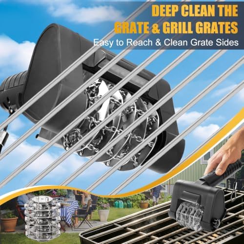 Electric Grill Brush【1600RPM High Torque】【Powerful Clean Grills】 - Image 6