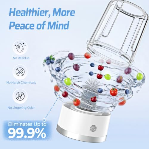 Electric Fruit Washer, Portable Fruit Cleaner Device with OH-Ion Technology - Image 2