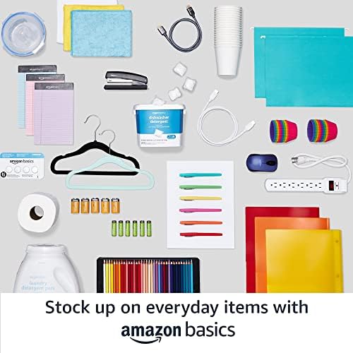 Amazon Basics 3-Shelf Heavy Duty Adjustable Wire Shelving Storage Rack on 2" PP Plastic Wheel Casters, Steel Utility Shelving Unit for Garage and Laundry Room, 23.2" x 13.4" x 32.75", Chrome - Image 6