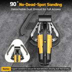 3-Head Concrete Floor Grinder, 3800W Electric Diamond Polisher Machine - Image 4