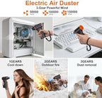 Compressed air Duster & Small Vacuum,150000RPM 3in1 Computer Vacuum Cleaner - Image 5