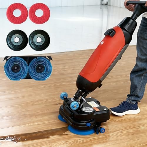 Commercial Floor Scrubber Machine, Electric Buffer Polisher, 3-in-1 by Unknown