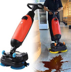 Commercial Floor Scrubber Machine, Electric Buffer Polisher, Cordless by Unknown