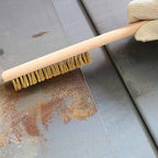 MAXMAN Brass Brush 3Pcs, 10" Soft Brass Bristle, Home/Kitchen Rust Cleaner - Image 4