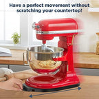 Mixer Sliding Tray for KitchenAid 5-8 Qt Bowl-lift Stand Mixer - Metal Rolling Tray Kitchen Countertop Appliance Slider Storage Moving Caddy with Wheel for Kitchen Aid 5-8 Qt Mixer - Image 3