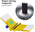 Shape Double‑Side Magnetic Glass Cleaner Wiper with 2 Cotton for Window by CHICIRS