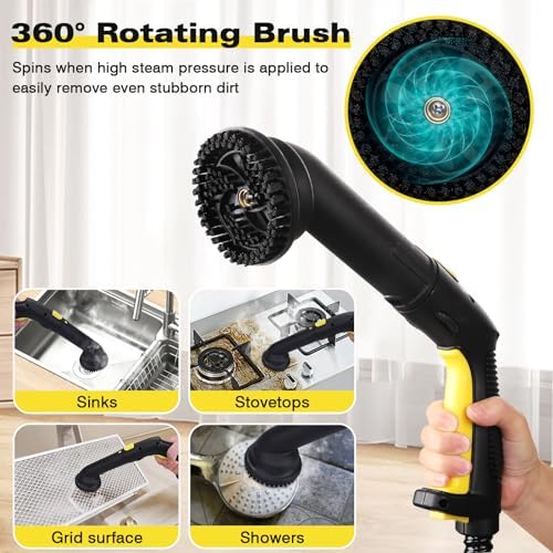 TVD 5 Bar 320°F Steam Cleaner for Home, Bathroom, Kitchen, Floor & Grout - Image 3