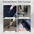 Dapper Supply 6 Gallon Wall Mount Wet/Dry Vacuum, 5.5 Peak HP, 30 Ft Hose, Vacuum & Blower, Includes Attachments for Garage, Car, Workshop & Jobsite - Image 6