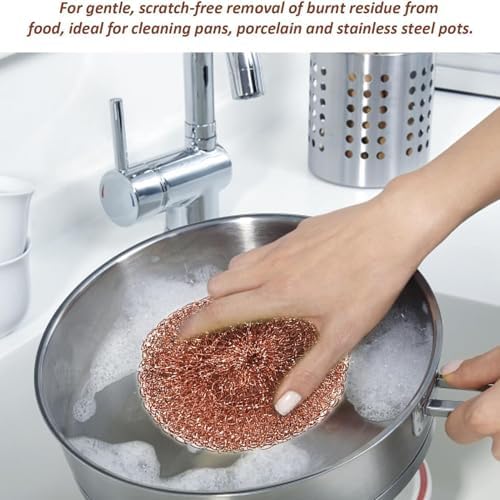 Iron Scrubbers for Pots and Pans Non-Scratch Iron Scrub Brush - Image 4