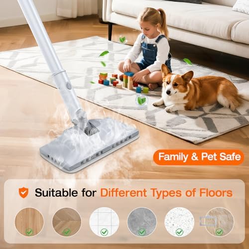 Steam Cleaner for Home, 10-in-1 Steam Mop with Detachable Handheld Steamer - Image 6