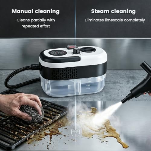 Handheld Steam Cleaner with 1500ML Tank Steamer for Kitchen & Bathroom - Image 2
