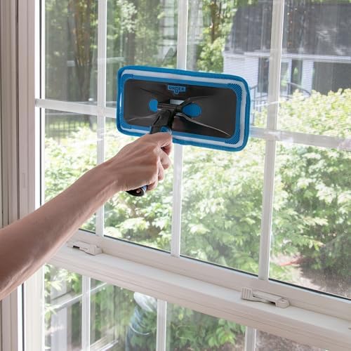 Unger Professional ProClean Indoor Window Cleaning Replacement Pads, 2 Pack, Hold Dust and Dirt, Works with Glass Cleaners and Solutions, Non-Drip Surface Pad - Image 3