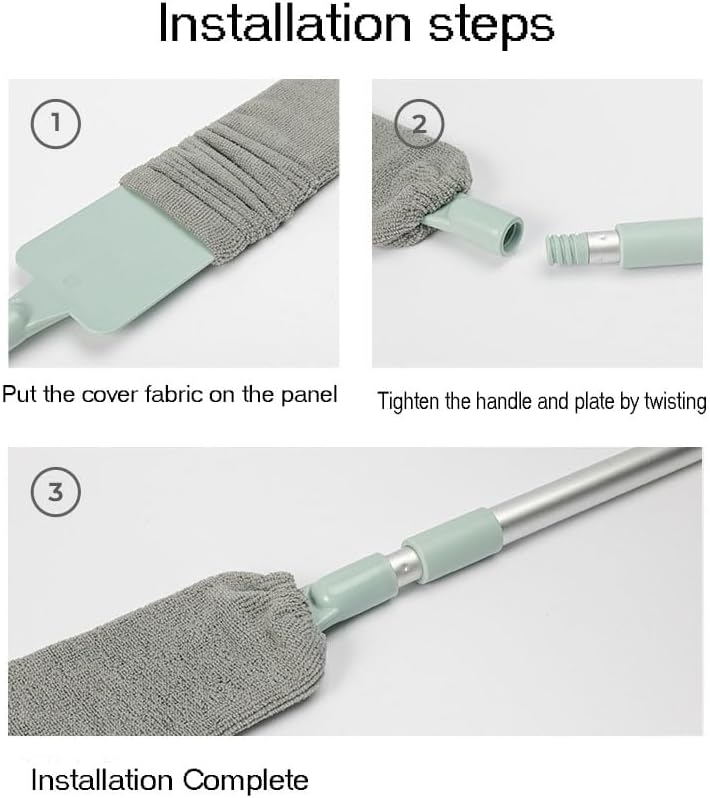 Retractable Gap Dust Cleaner, with 2 Microfiber, 2025 Upgraded Retractable Gap Dust Cleaning Artifact, Under Appliance Microfiber Duster, for Cleaning Under Appliances Furniture Couch Fridge (A1) - Image 3