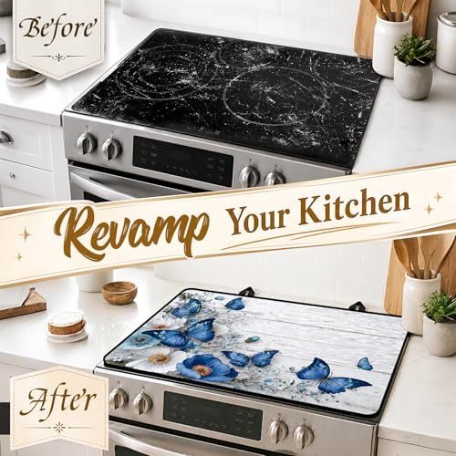 Stove Top Cover,28.5"L x 20.22"W,Heat Resistant Cooktop Protector Mat - Image 4