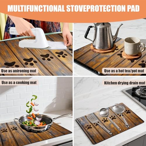 28"x20" Anti-Slip Electric Stove Top Cover - Image 3