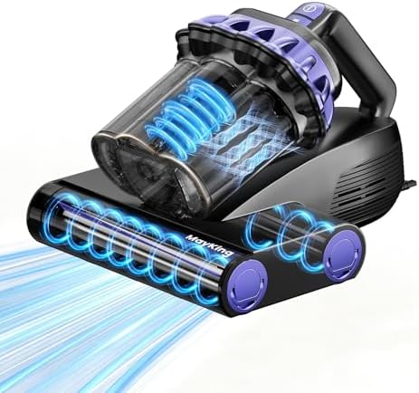Mayking Mattress Vacuum Cleaner with 2 Rollers, AI Dust Detection, MV04 by MayKing