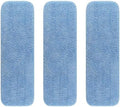 Replacement Microfiber Pad for Rubbermaid Commercial 18 Inch and 17 Inch Mop - 3 Pack Wet & Dry Commercial Cleaning Reusable Mop Refills Fit for Any Microfiber Flat by BeiLan
