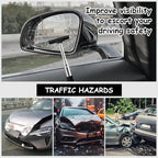 1 Pcs Car Window Mini Squeegee Retractable Auto Glass Squeegee Car Rearview Mirror Wiper Water Cleaner with Telescopic Long Rod Portable Cleaning Tools for All Vehicles (Black) - Image 6