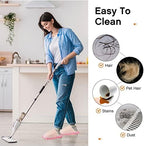 Jecery 2 Pair Microfiber Slippers Floor Cleaning Mop - Image 6