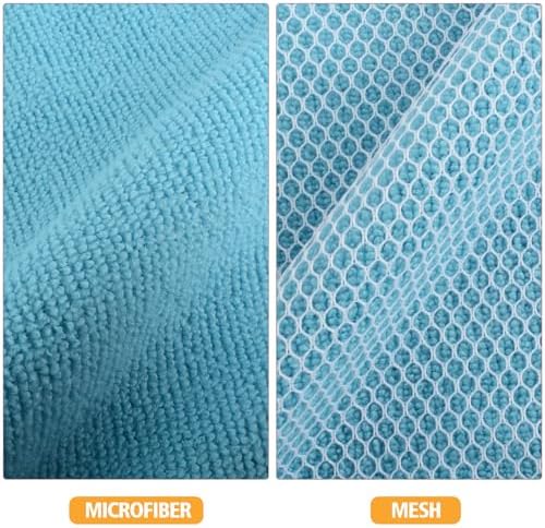 KinHwa Dish Cloths for Washing Dishes with Scrub Side, Microfiber Dish Rags - Image 7
