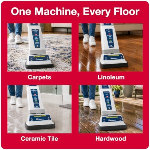 Koblenz P-820 BA Carpet Shampooer and Floor Polisher, Polishing Pads, Blue - Image 4