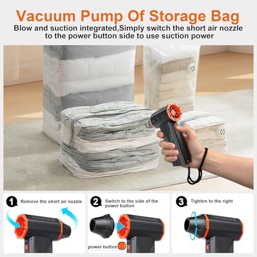 Compressed Air Duster,150000RPM High Speed brushless Motor Mini Blower - Image 6
