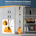 REEWII Large Broom and Dustpan Set，Long Handle Upright Dust Pan Outdoor Indoor for Courtyards, Garages, Lobbies, Shopping Malls, Market Floors, Sidewalks, Classroom Floor Cleaning - Image 6