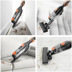 Vazone R6X Corded Stick Vacuum Cleaners for Home, 20Kpa Powerful Suction Stick Vacuum with 16Ft Cord, 2 in 1 Lightweight Handheld Vacuum Cleaner for Hardwood Floor Pet Hair (Mandarin) - Image 6