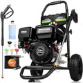 4200PSI Gas Pressure Washer 4.0GPM Gas Power Washer 212CC Gas Powered Washing Machine Commercial High Pressure Washer with 25ft Hose&5 Nozzles for Patio Garden Yard Vehicle,EPA/CARB/ETL by Steupoek