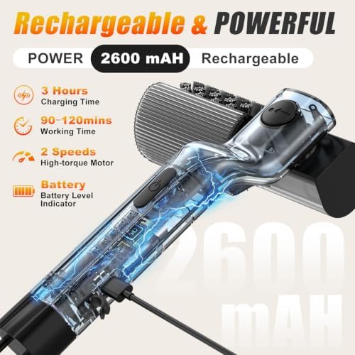 COO Electric Grill Brush, Cordless Rechargeable BBQ Cleaner - Image 6