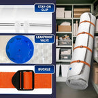 Mattress Vacuum Storage Bag for Memory Foam, Latex and Hybrid Mattress - Image 5
