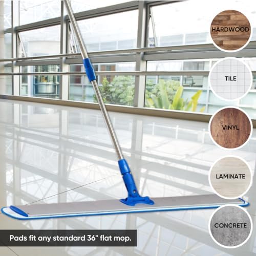 36" Microfiber Wet Mop Pad (3) - Microfiber Wholesale - Image 5