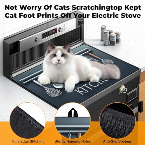 Heat-resistant Stove Top Cover - 28.5" X 20.5" Cooktop Protector Covers, Scratch-resistant Washable Pad Kitchen Countertop Mat (Kitchenware, 28.5" x 20.5") - Image 5