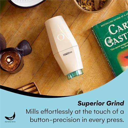 Banana Bros OTTO GO Electric Herb Grinder with Manual Control, White - Image 4
